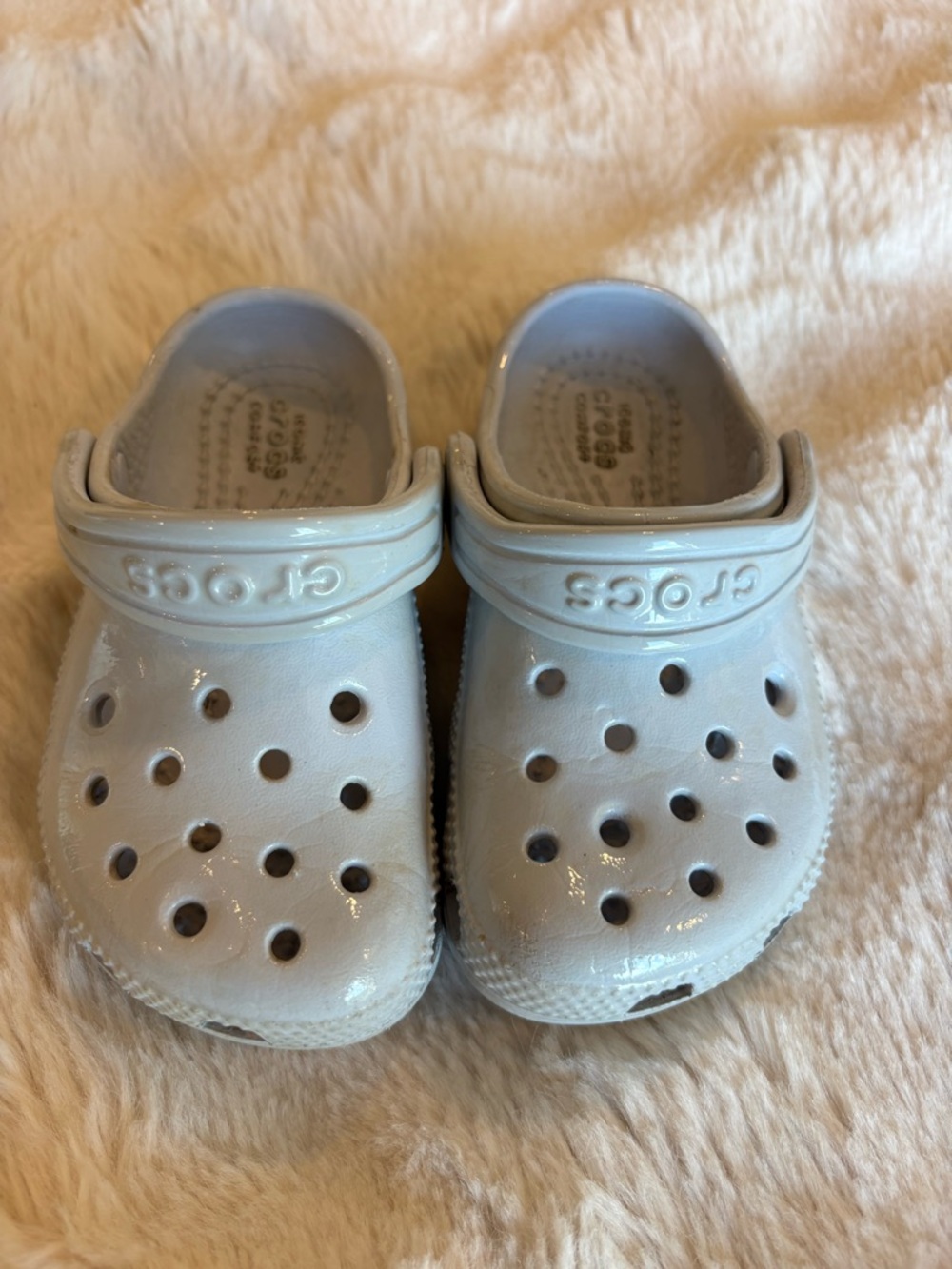 CROCS Kids Light Blue Classic Clogs size C7